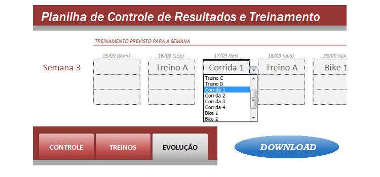 planilha de treino para personal trainer