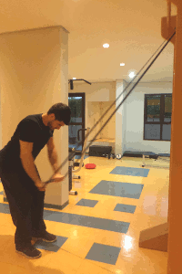 treino com elástico