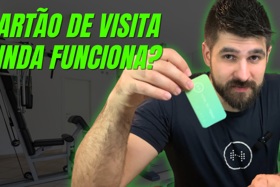 cartão de visita para personal trainer