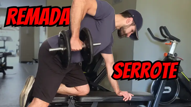 como fazer remada serrote unilateral