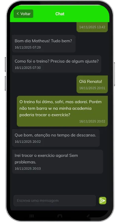 treino personalizado