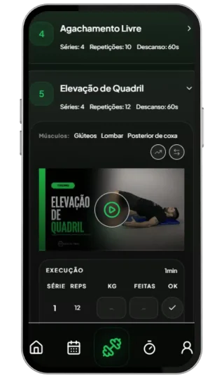 app de treino em casa